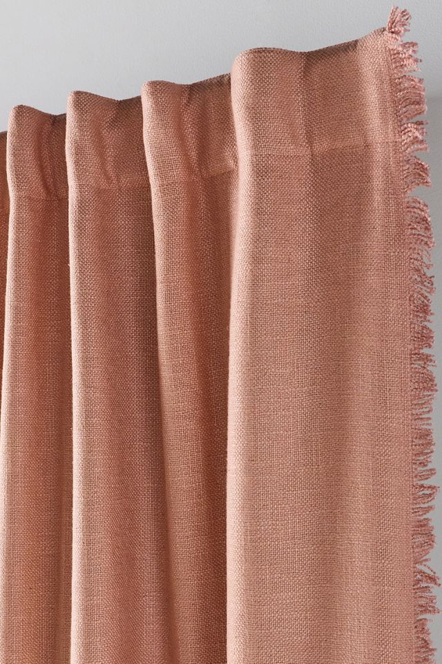 Luxe Linen Blend Woven Blackout Curtain #1