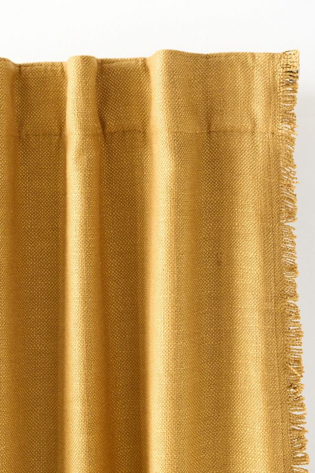 Luxe Linen Blend Woven Blackout Curtain #1