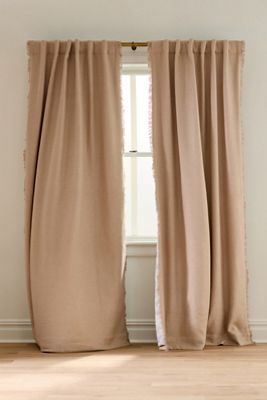 Luxe Linen Blend Blackout Curtain