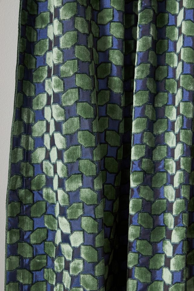 Gracen Velvet Woven Curtain #1