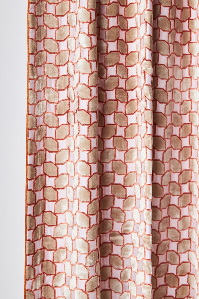 Gracen Velvet Woven Curtain #1