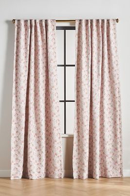 Anthropologie Ikat Blossom Curtain Panel 96x50” outlet NWT Retail $148