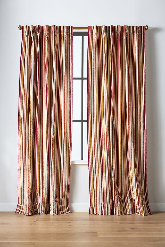 2024 Multicolored Striped Curtains