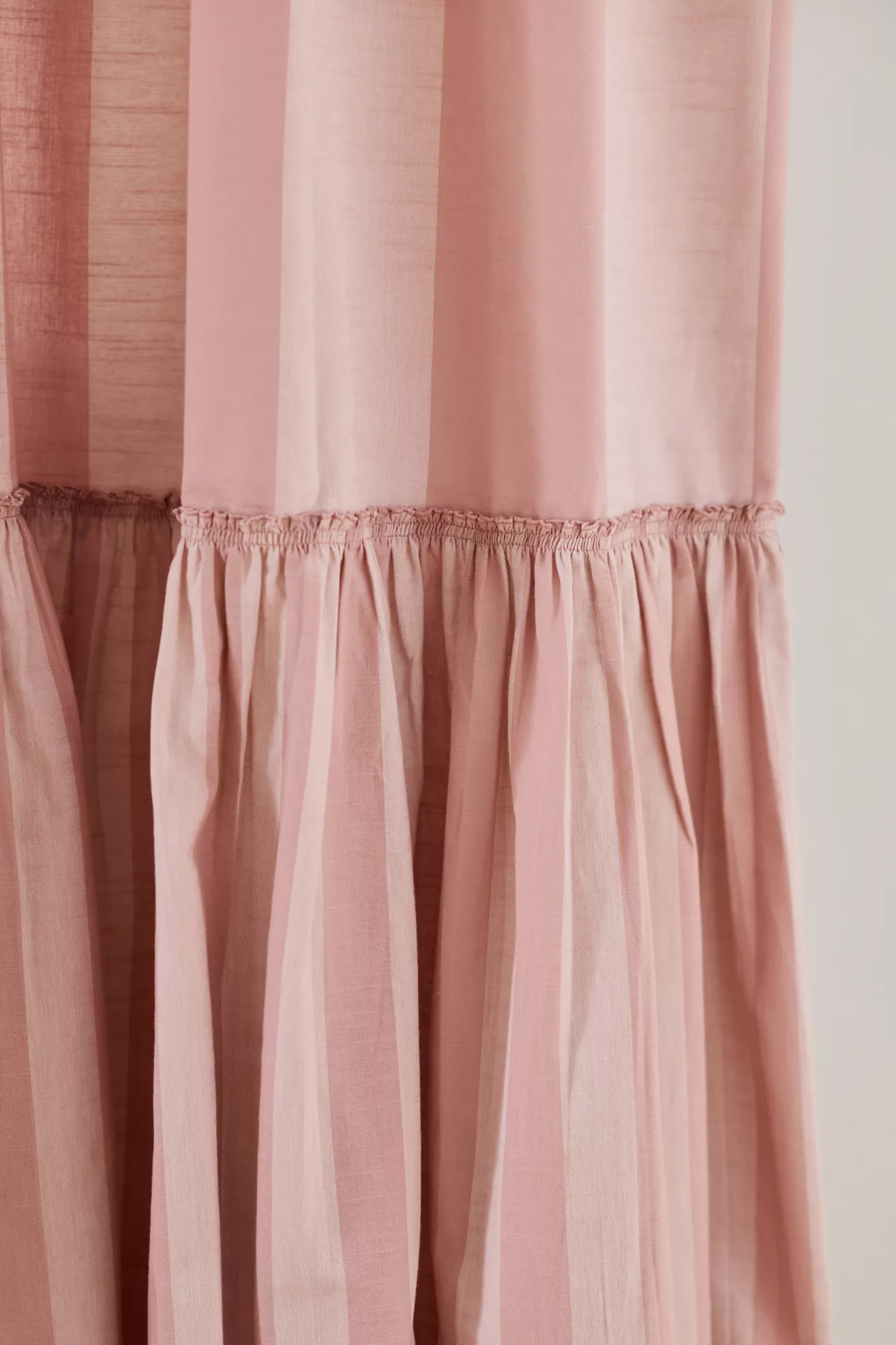 Peggy Cotton Ruffle Striped Curtain - thumbnail 7