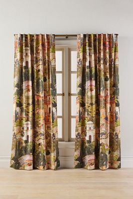MINDTHEGAP Gardens of Jaipur Cotton Printed Curtain