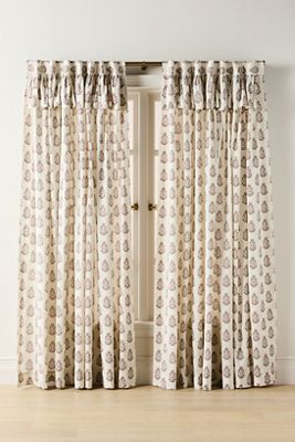 Evita Cotton Printed Valence Curtain