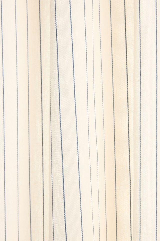 Ticking Stripe Cotton Woven Curtain #1