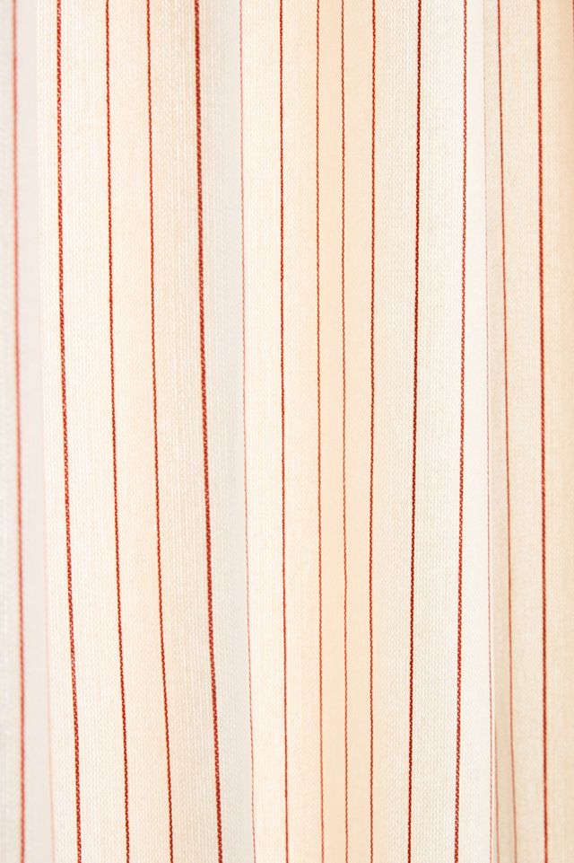 Cortina Tejida de Algodón a Rayas Ticking #1