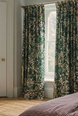 Organic Cotton Tales Menagerie Printed Curtain