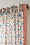 Cotton Mix Print Floral Curtain