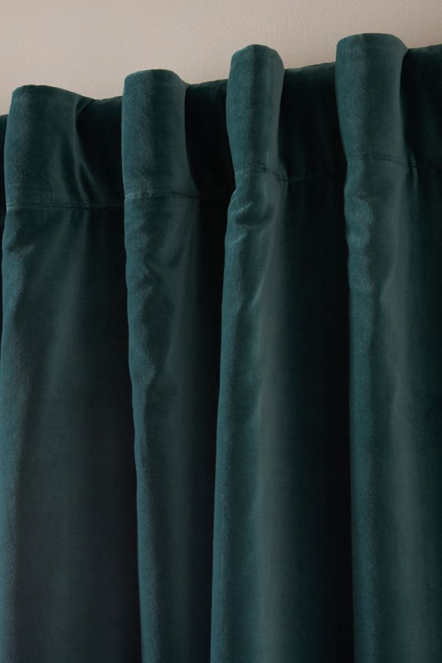 Milo Velvet Blackout Piped Curtain #1