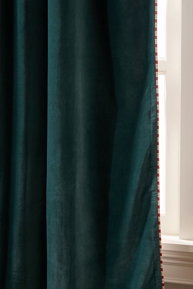 Milo Velvet Blackout Piped Curtain #2