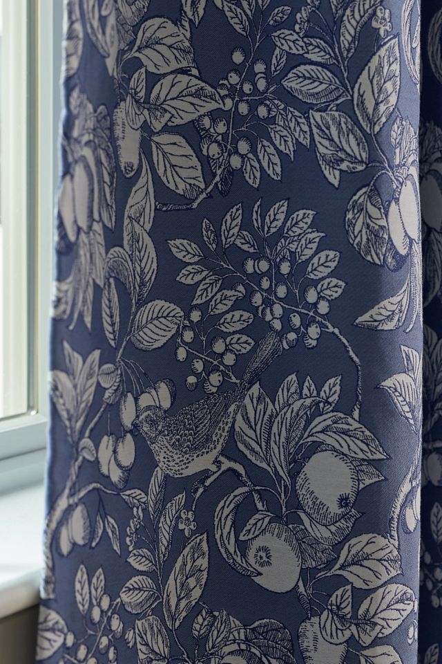 Cortina Julie Jacquard con Pájaros #1