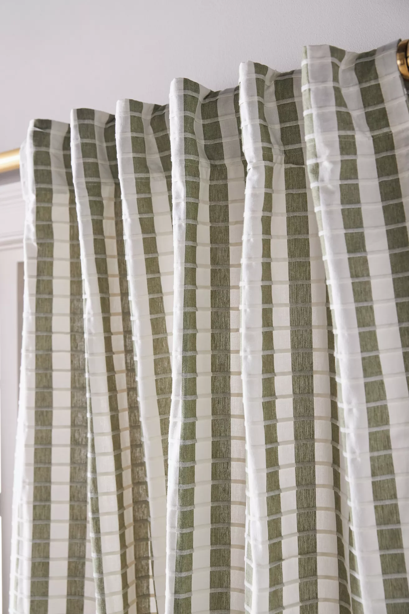 Cotton Woven Stripe Curtain - thumbnail 8