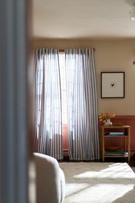 Cotton Woven Stripe Curtain