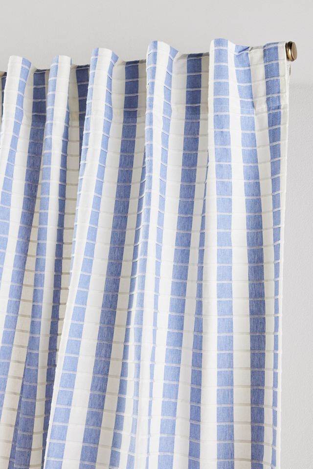 Cotton Woven Stripe Curtain | AnthroHome