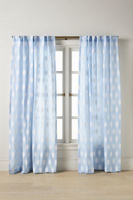 Azia Cotton Clipped Jacquard Curtain