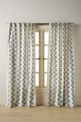 Calista Printed Floral Curtain