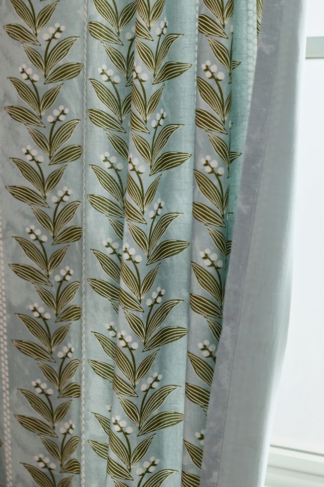Calista Printed Floral Curtain #1