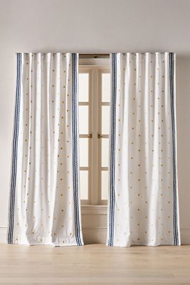 Sola Hand-Embroidered Curtain