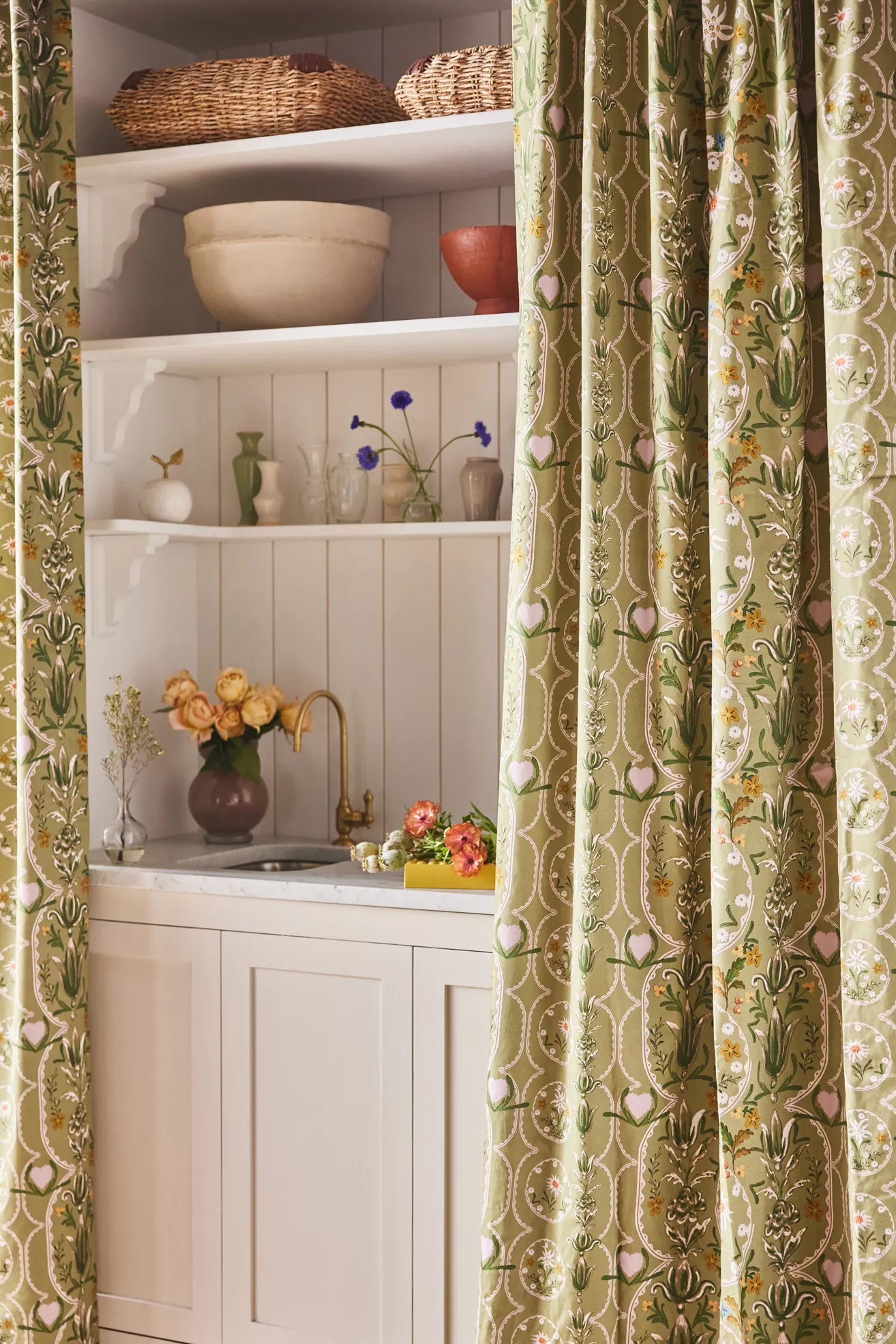 MINDTHEGAP Edelweiss Printed Cotton Curtain