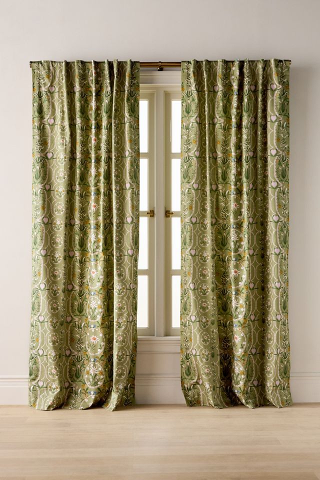 MINDTHEGAP Edelweiss Printed Cotton Curtain #1