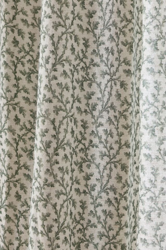 Irena Cotton Linen Floral Curtain #2