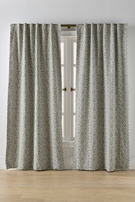 Irena Cotton Linen Floral Blackout Curtain