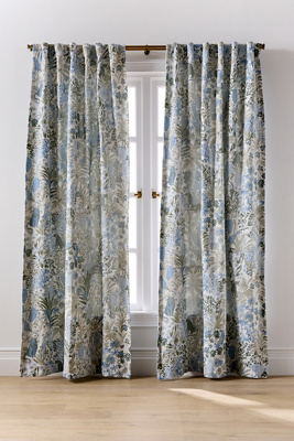 Kanela Woven Scenic Curtain | AnthroHome