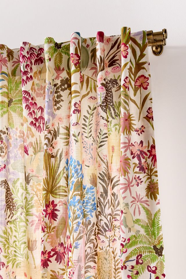 Anela Cotton Printed Scenic Curtain #1
