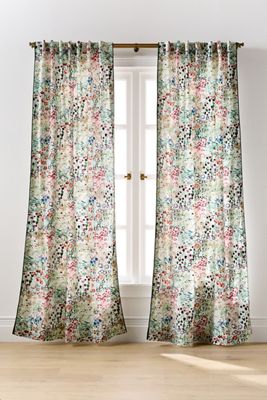 @nestingwithgrace Cotton Floral Printed Curtain
