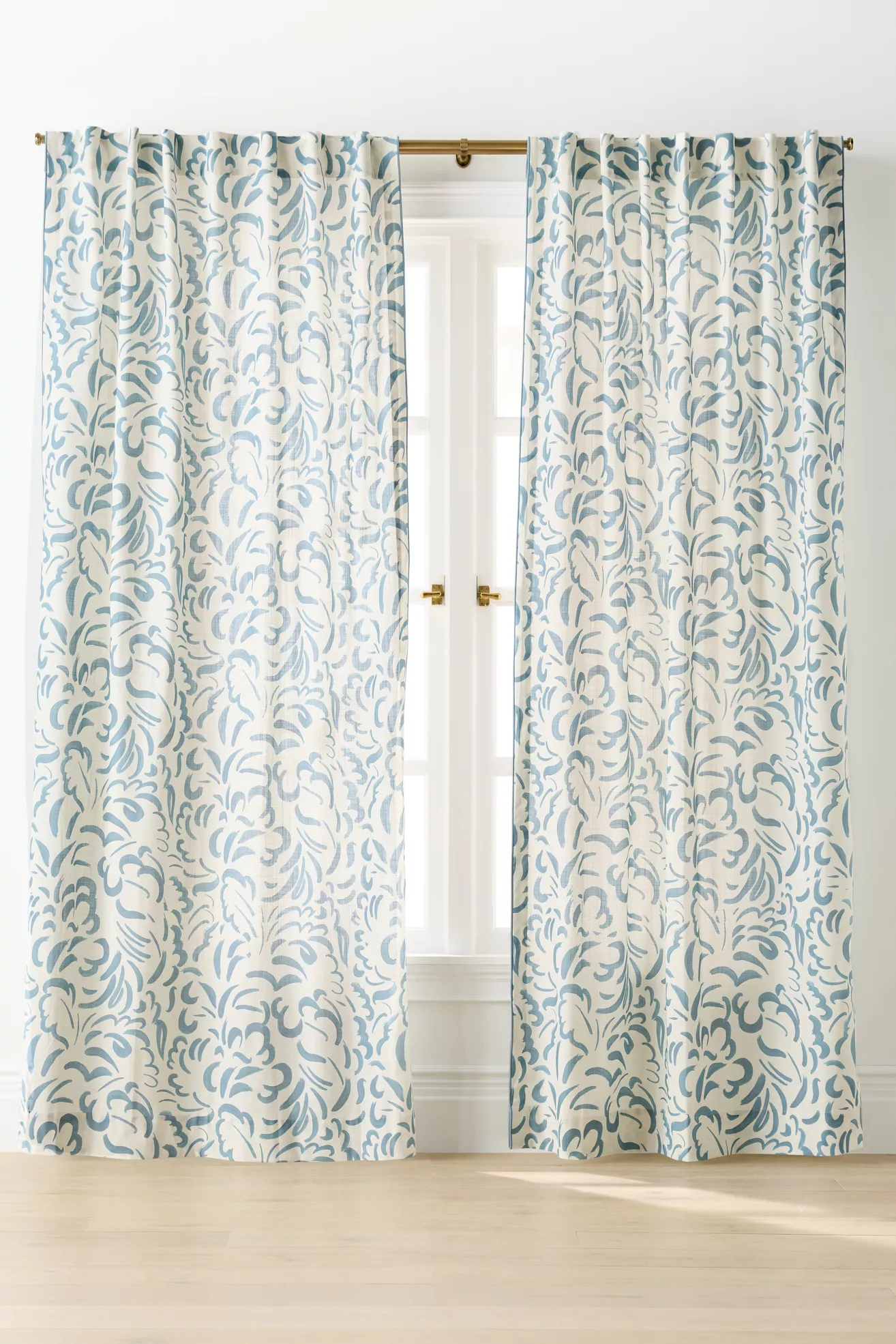Claire de Quenetain Organic Cotton Squiggle Curtain