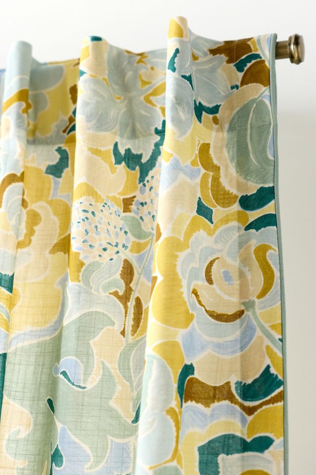 Claire de Quenetain Cotton Floral Printed Curtain #1