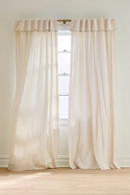 Darla Cotton Printed Striped Valance Curtain