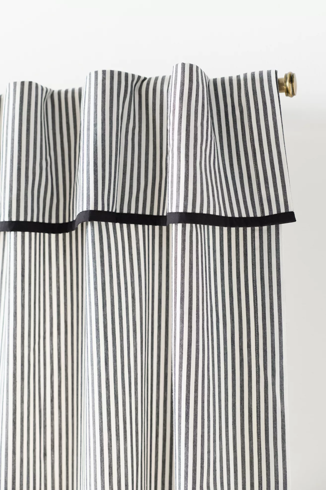 Darla Cotton Printed Striped Valance Curtain - thumbnail 5
