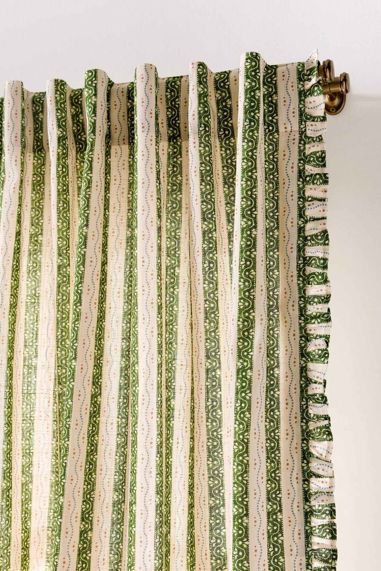 Ivy Cotton Striped Curtain - thumbnail 4