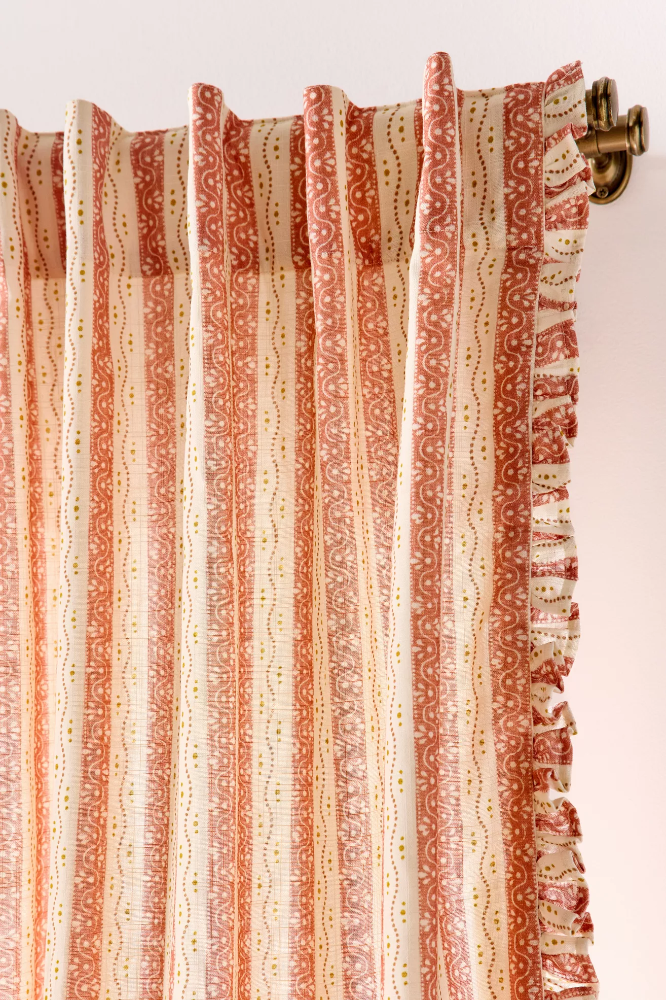 Ivy Cotton Striped Curtain - thumbnail 2