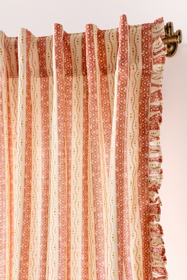 Ivy Cotton Striped Curtain  #1