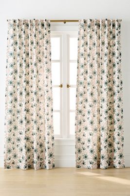 Reece Cotton Woven Floral Curtain