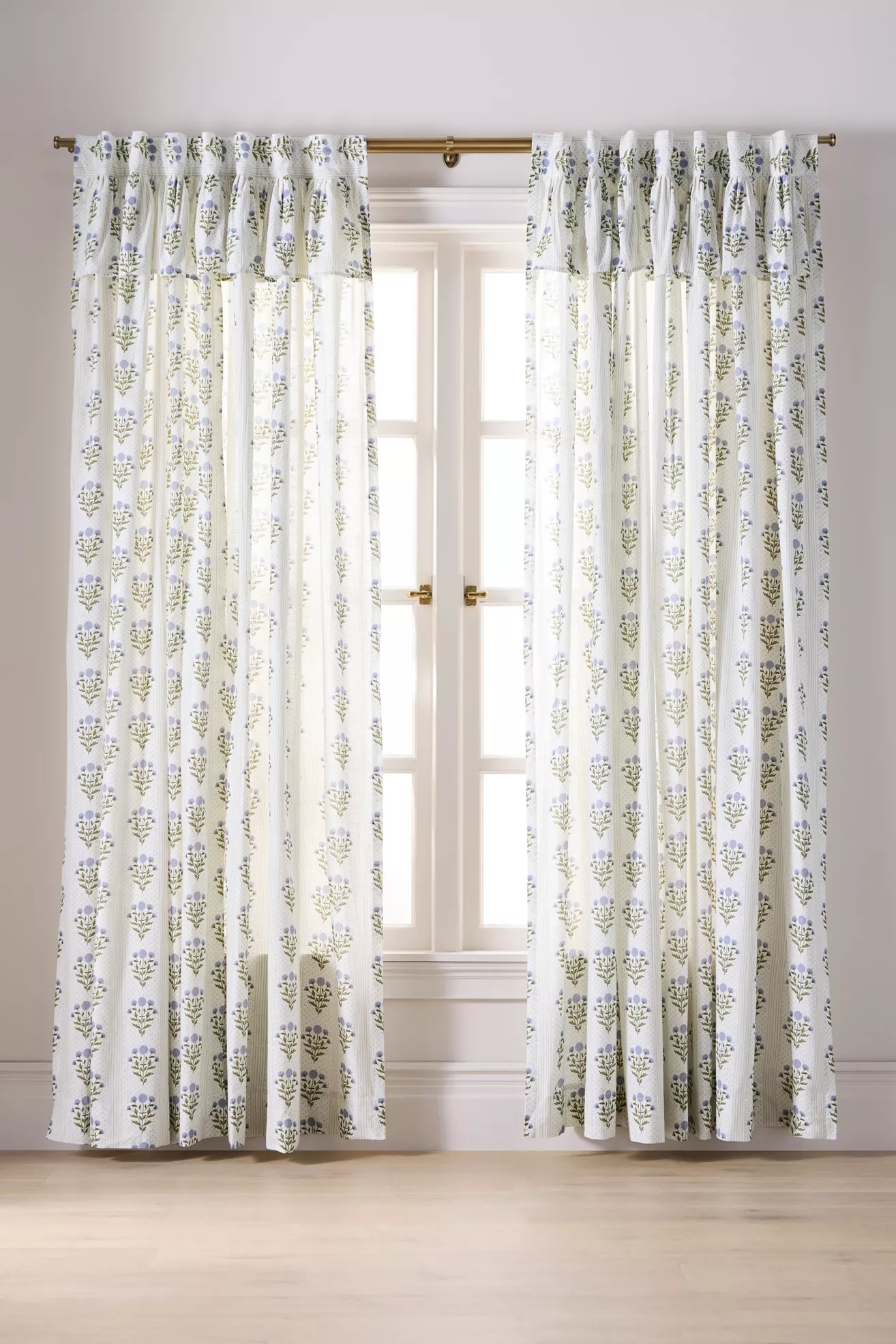 Eudora Cotton Printed Valence Curtain - thumbnail 3