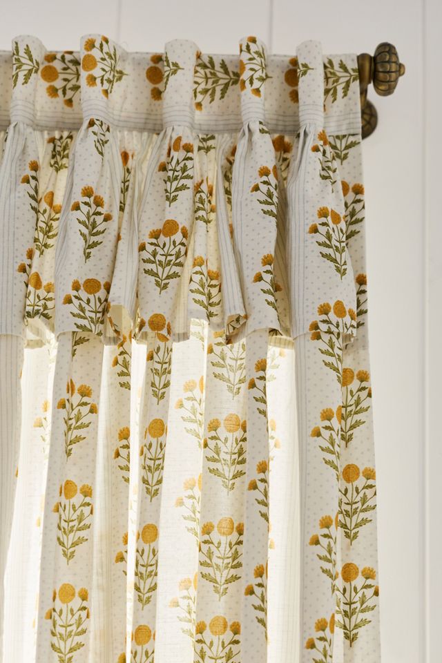 Eudora Cotton Printed Valence Curtain #1