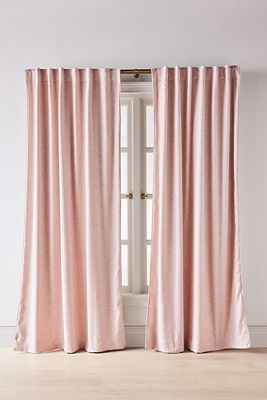 Rowen Woven Textured Ruched Piping Blackout Curtain