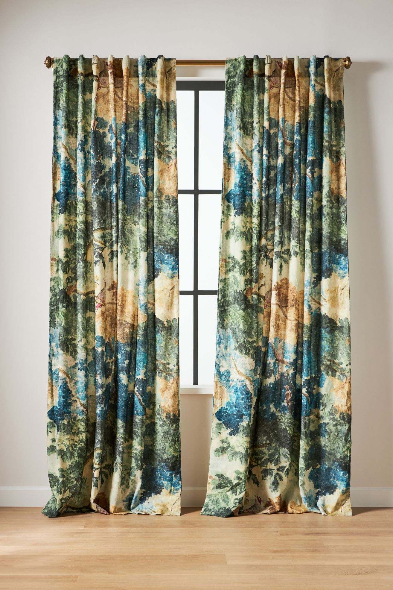 Judarn Printed Cotton Curtain - Judarn, Standard, 84" X 50"