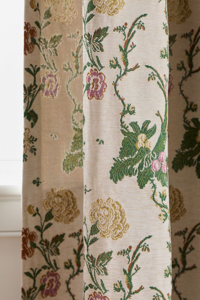 Jensine Floral Woven Jacquard Curtain #2