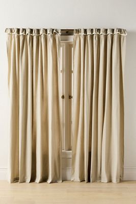 Ruffle Top Cotton Woven Curtain