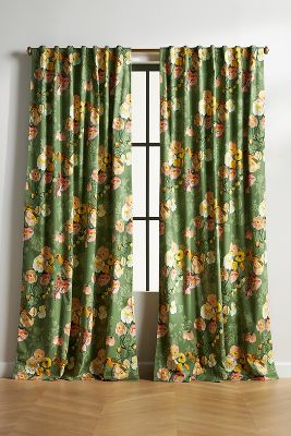 Shop Nathalie Lete Marais Bird Printed Cotton Curtain