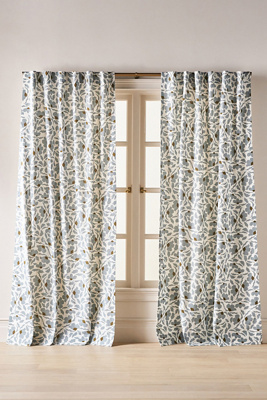Mckenzie Parrott Cotton Printed Floral Curtain