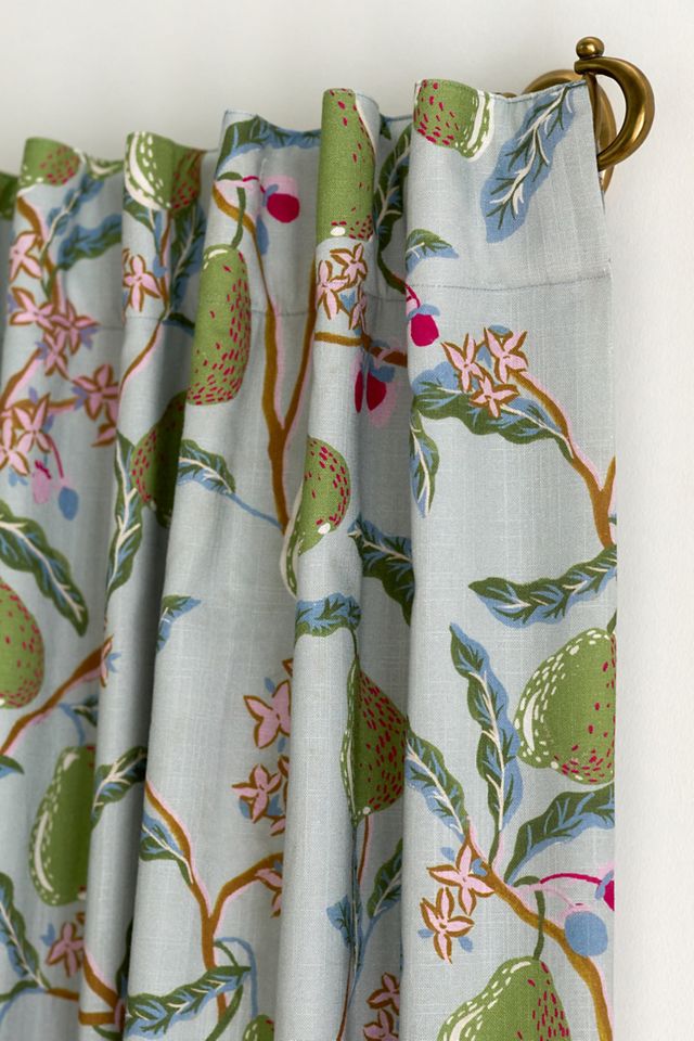 Pera Cotton Pear Printed Blackout Curtain #2