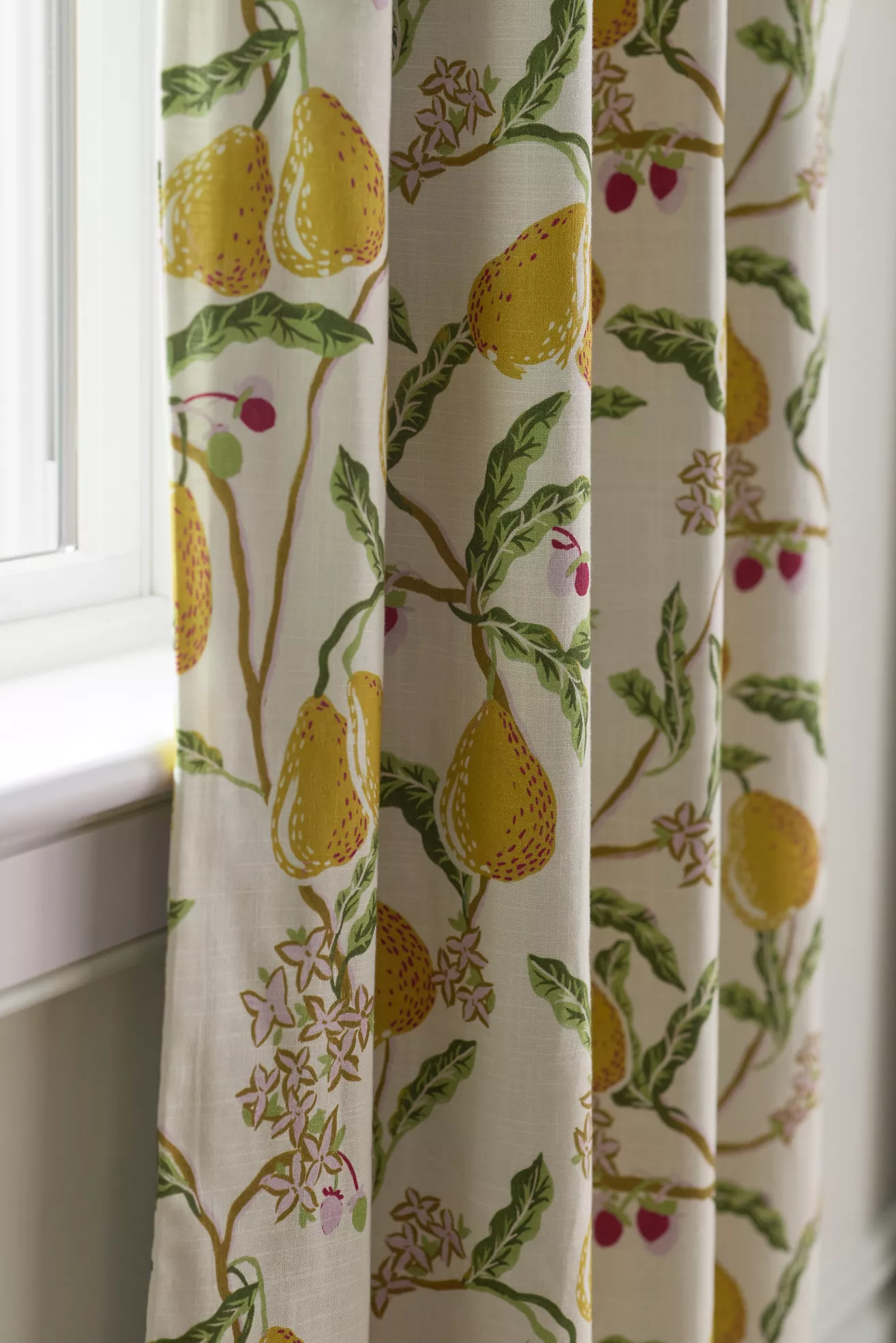 Pera Cotton Pear Printed Blackout Curtain - thumbnail 6