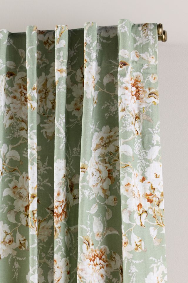 Cortina Floral Estampada de Algodón Frida #1